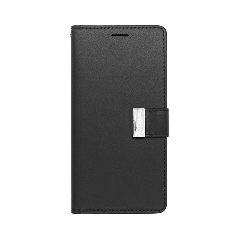 Wisecase iPhone 16 Pro Pocket Diary Wallet - Black