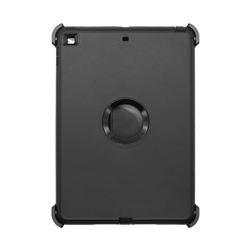 Wisecase iPad 10.2 (2019/20/21)Guardian Case With Holder and Built-In Screen Protector Black