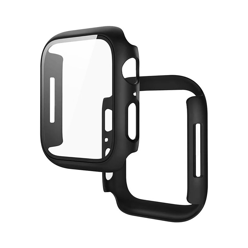 Doormoon Apple Watch Series 10 42mm Protective Glass Case Black