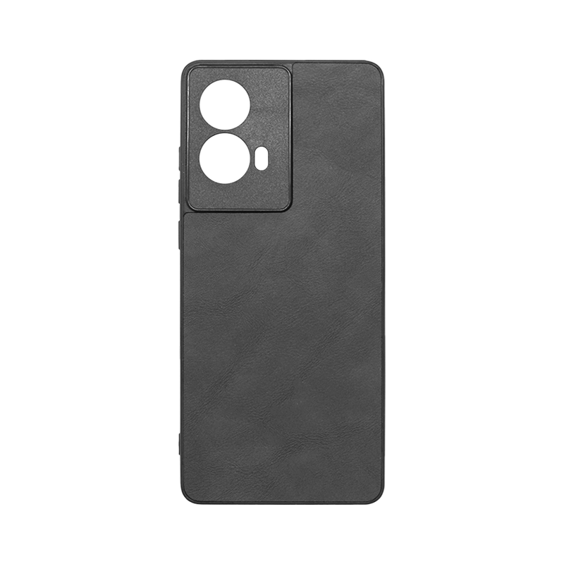 Wisecase Moto G85 PU Protective Cover Black