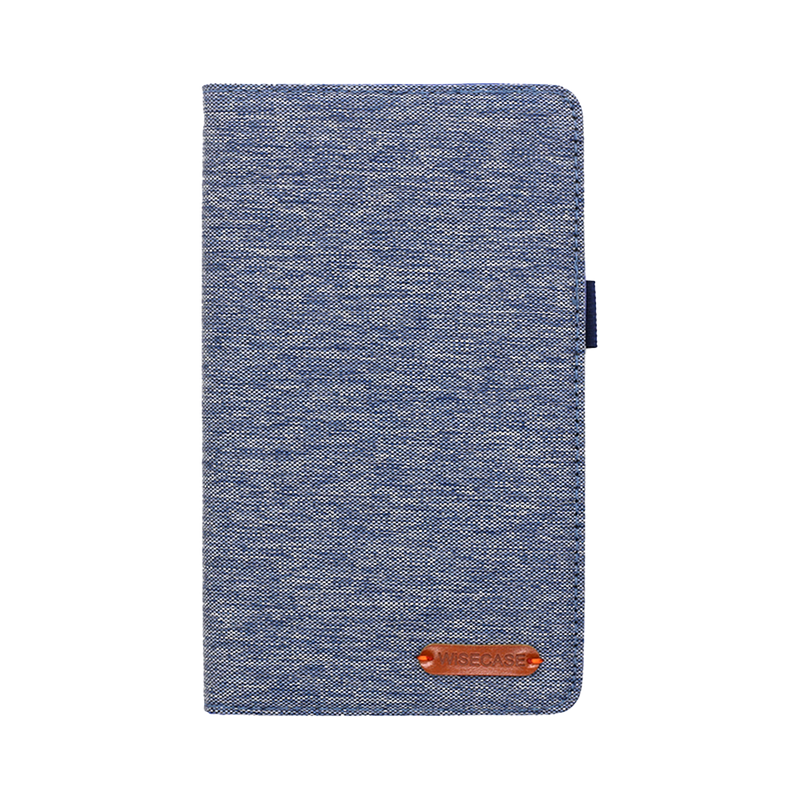 Wisecase Lenovo Tab M7 7 3rd MERC Folio Canvsa Series Blue