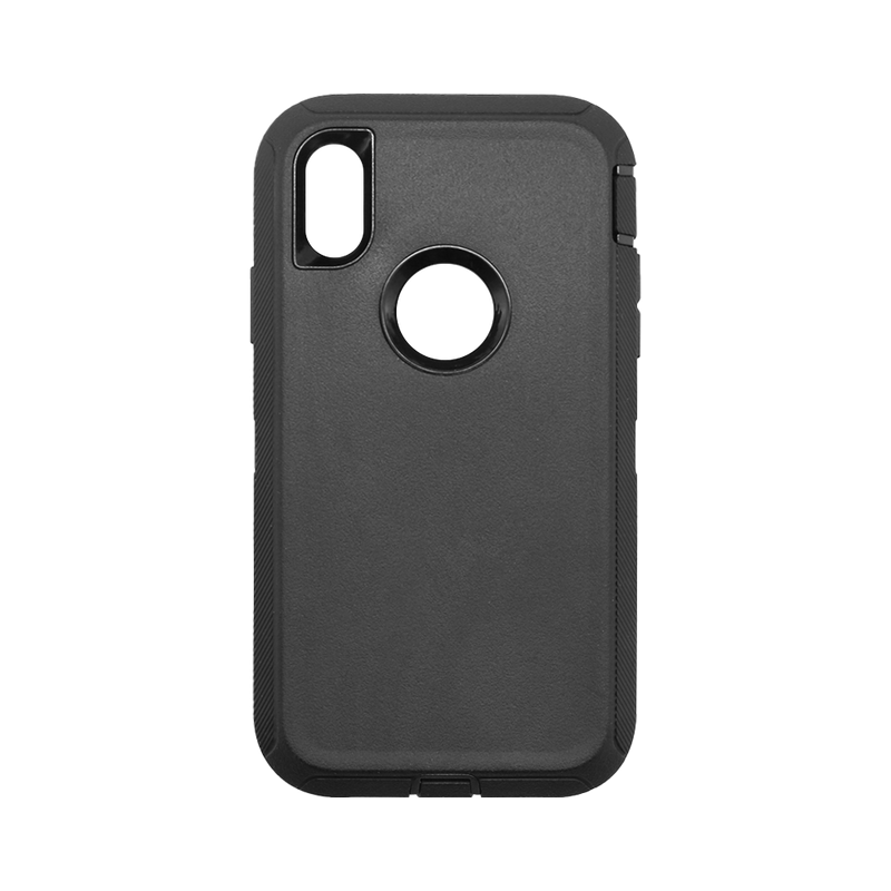 Wisecase iPhone XR Bulwark Pro Black+Black