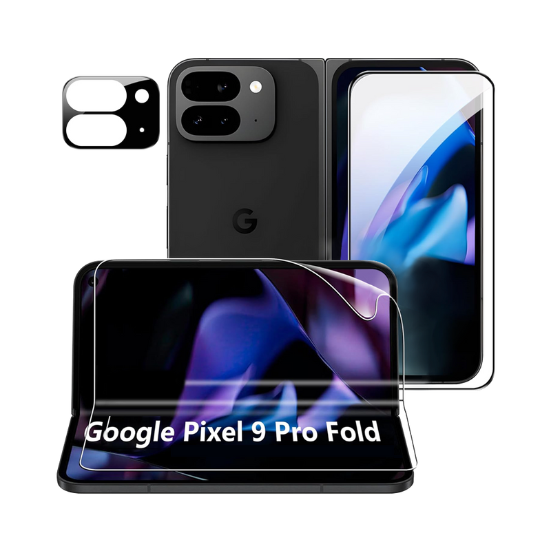 Doormoon Google Pixel 9 Pro Fold 5G Tempered Glass +TPU Screen Protector