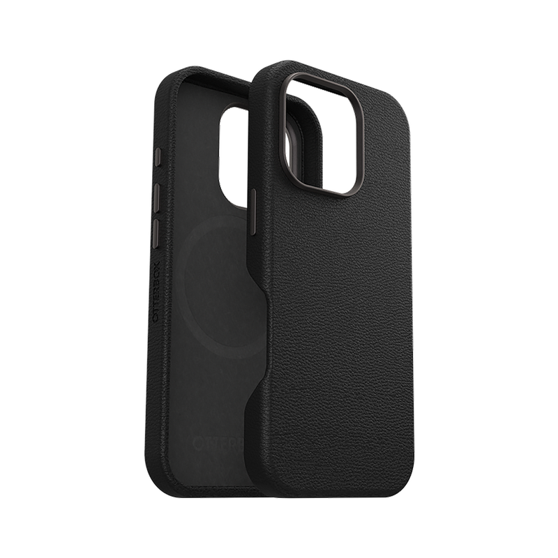 OtterBox Symmetry Cactus Leather Case For iPhone 16 Pro - Noir Ash