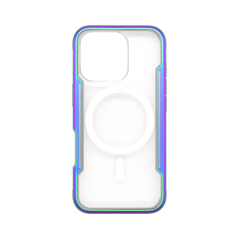 Wisecse iPhone 16 Pro Bastion case with Magsafe Iridescent