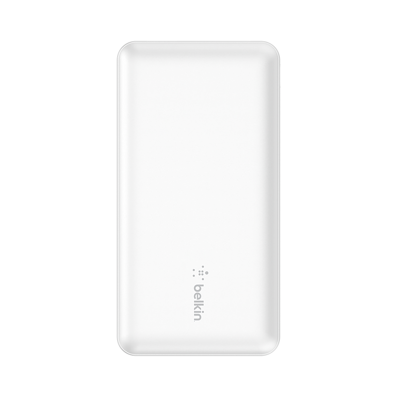 Belkin BoostCharge 10K Power Bank 15W 3 Port Charge + USB-A-C Connector Pearl White