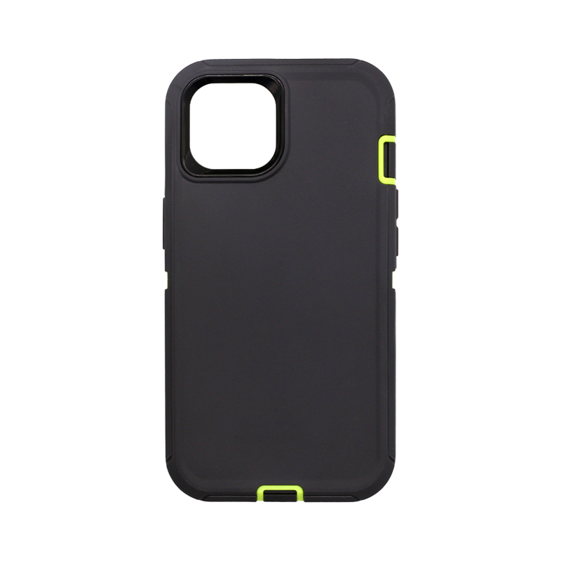 Wisecase iPhone 15 Toughbox Black+Green