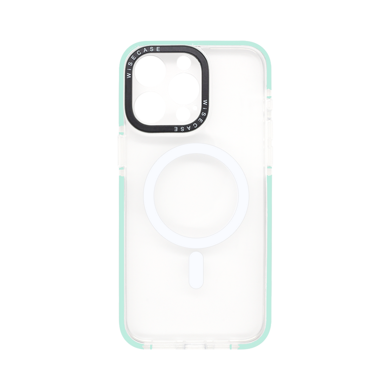 Wisecase iPhone 15 Pro Max Impact Magsafe Cyan