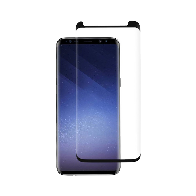 Samsung Galaxy S8 3D Tempered Glass Full Glue - Black