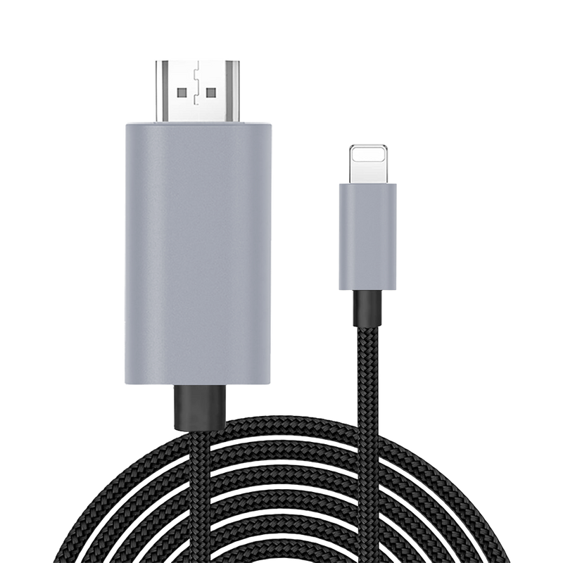 Doormoon Lightning TO HDMI Cable Black