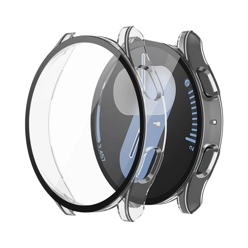 Doormoon Samsung Galaxy Watch7 44mm Protective Glass Case Clear