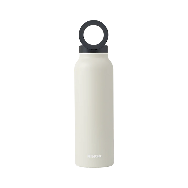 Ringo All-in-One Water Bottle with Magnetic Phone Mount - Ivory 950ml (32oz)