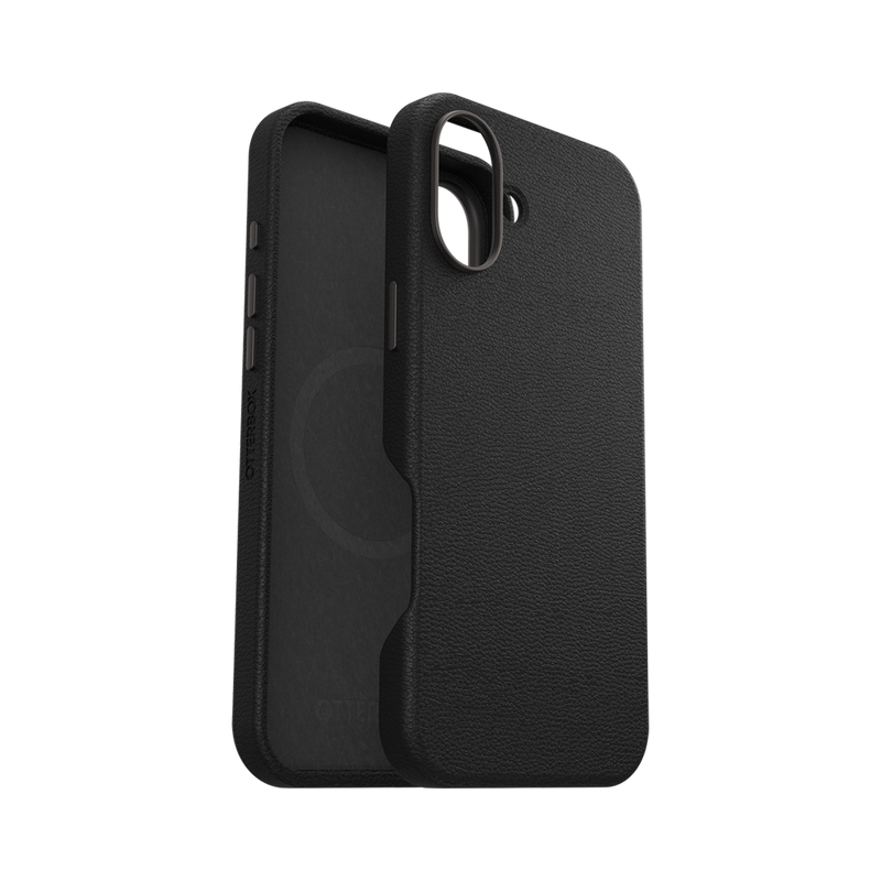 OtterBox Symmetry Cactus Leather Case For iPhone 16 Plus - Noir Ash