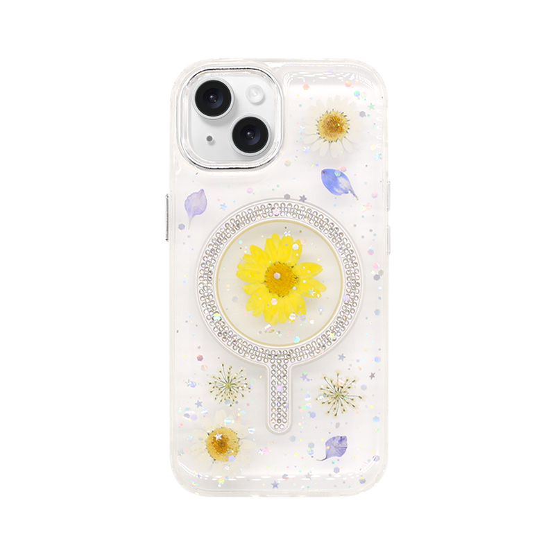 Wisecase iPhone 15 Moda Print Daisy