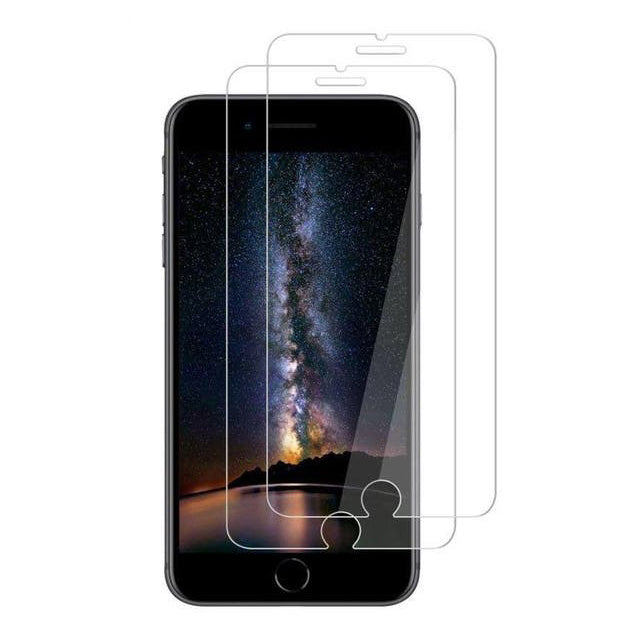 DOORMOON iPhone 6 Plus/6S Plus/7 Plus/8 Plus Screen Protector Tempered Glass---2PCS