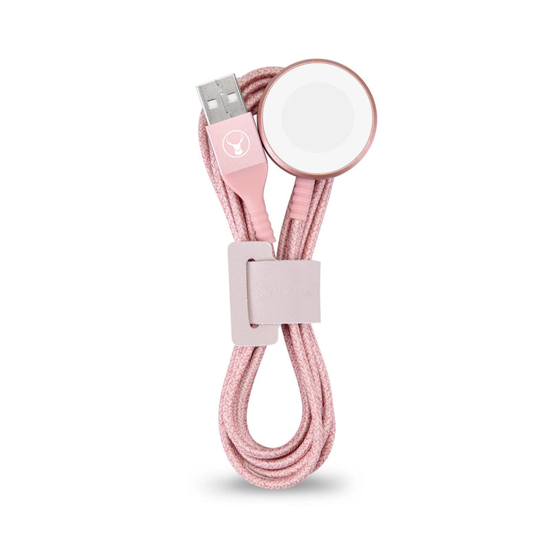 Bonelk Apple Watch Charging Cable USB-A 2m Rose