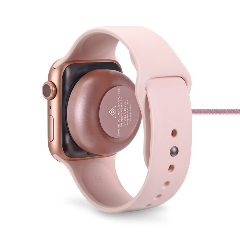 Bonelk Apple Watch Charging Cable USB-A 2m Rose