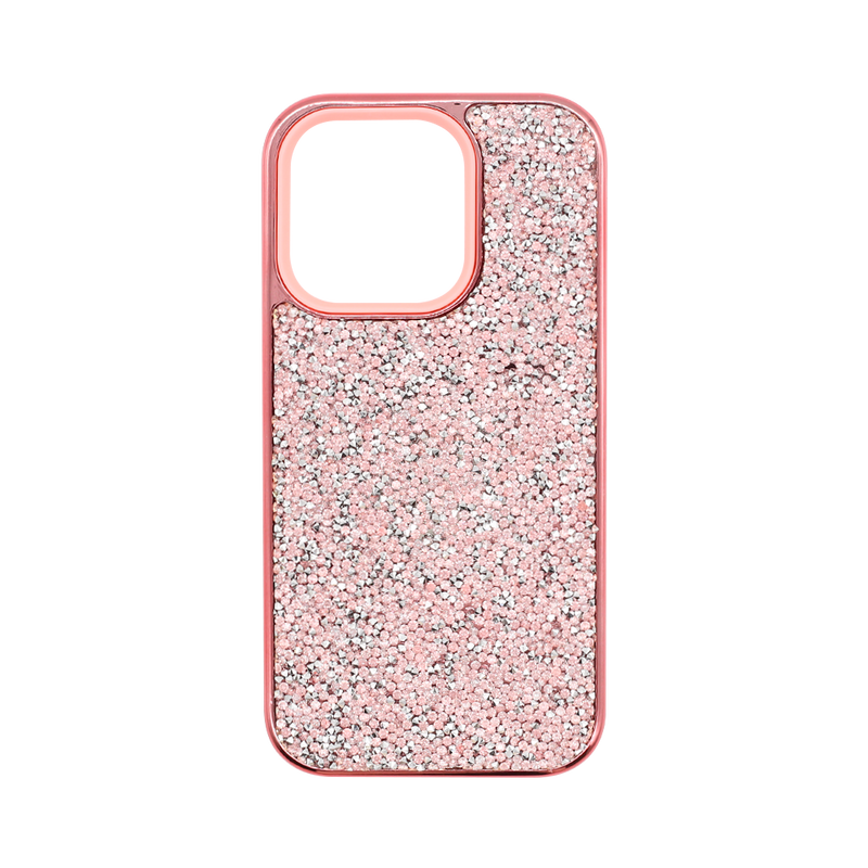 Wisecase iPhone 14 Pro Bling Bling Pink